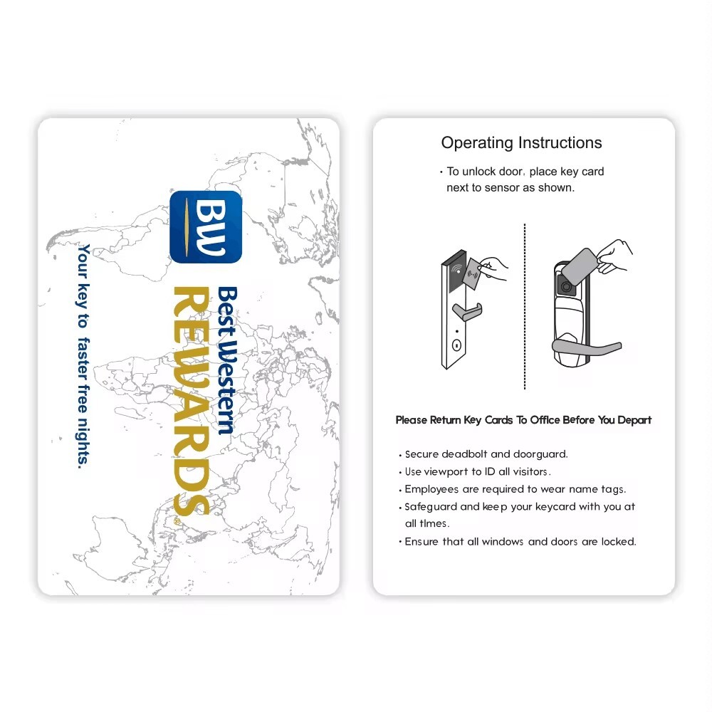 Custom Printing RFID Hotel Key Card