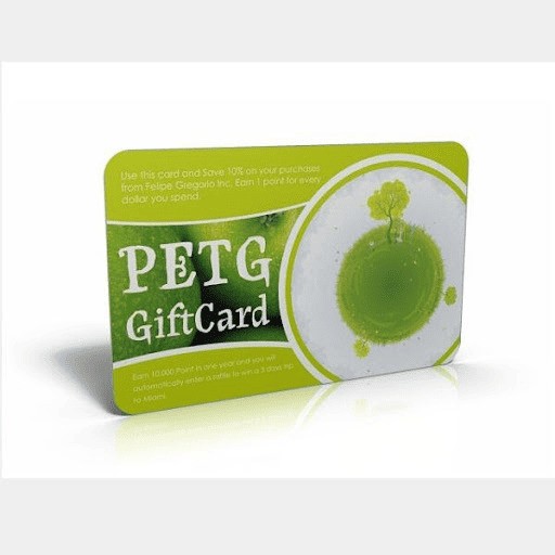 Custom Logo Print Eco-friendly PETG Material RFID NFC Plastic Card
