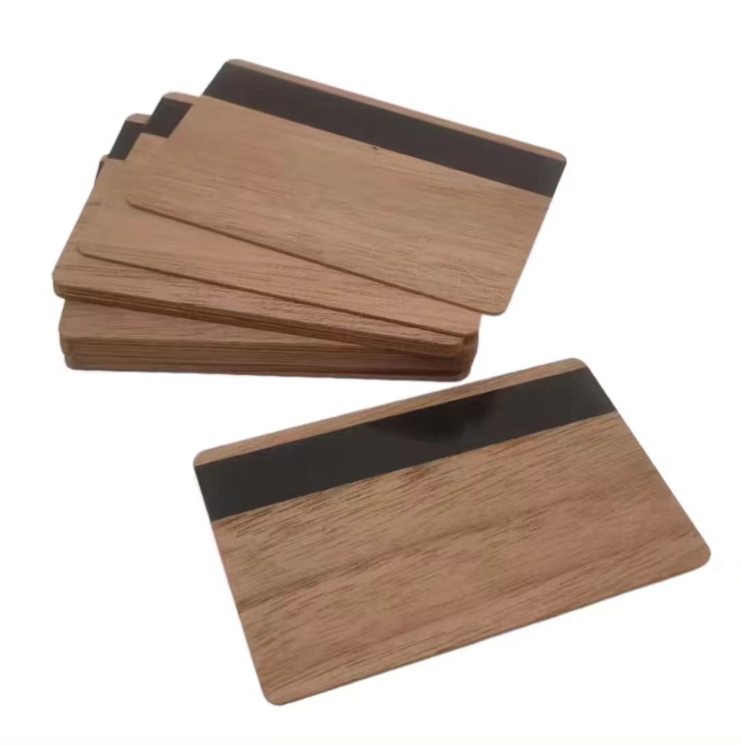 Custom Wood Magnetic stripe card for hotel room key card