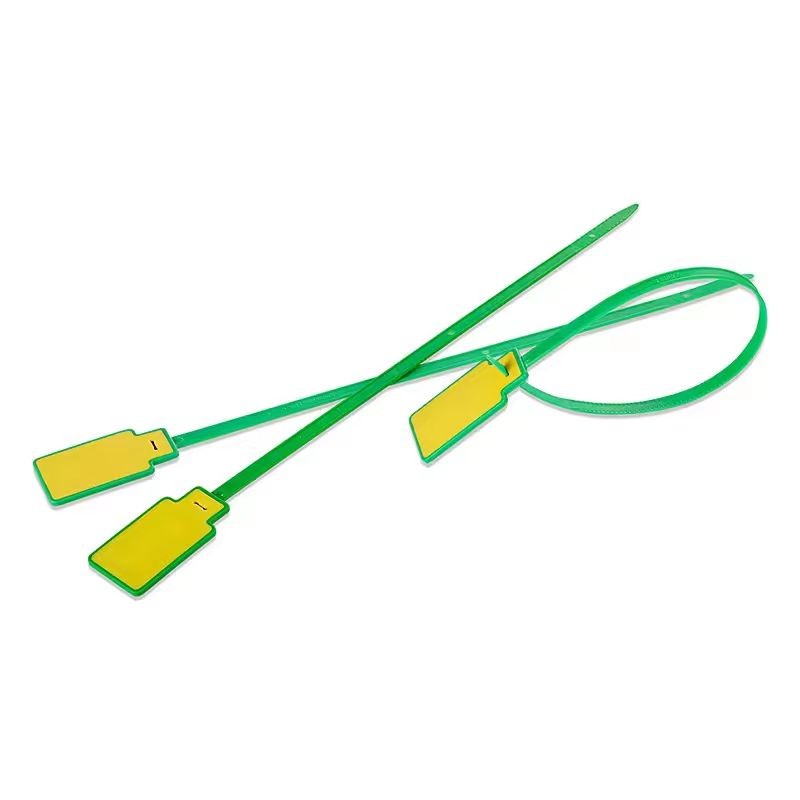 Custom Printed 13.56 MHz 1K NFC NTAG213 RFID Nylon Plastic Cable Zip Tie tag
