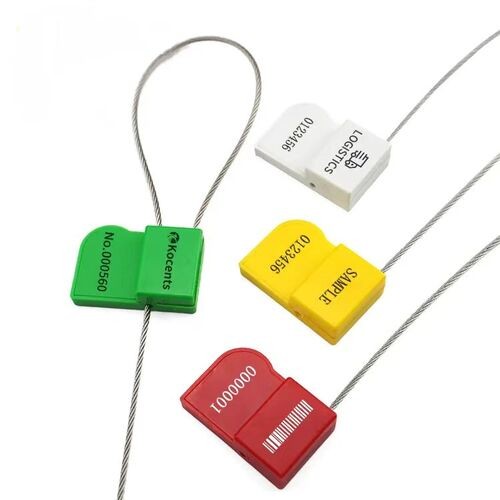 RFID Seal Tag Long Range Thin Steel UHF RFID Stainless Steel Cable Tie Tag