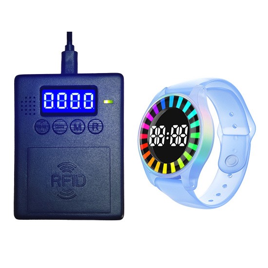 RFID Countdown Time Reminder Vibration Wristbands for Indoor Events