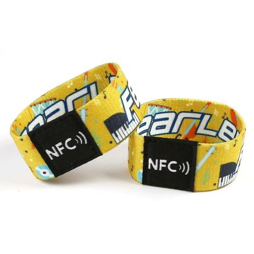 Custom Logo Waterproof Programmable Elastic RFID Wristband