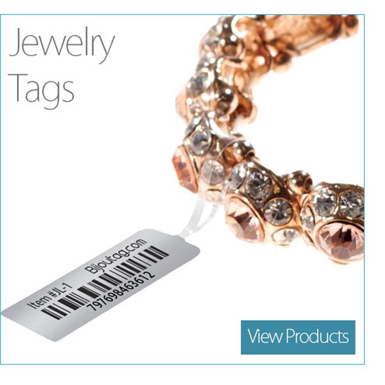 Custom Printing UHF Anti-theft RFID Jewelry Tag For jewellery Management