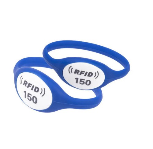 Programmable Waterproof NFC Wristband Reusable RFID Silicone Wristband For Access Control