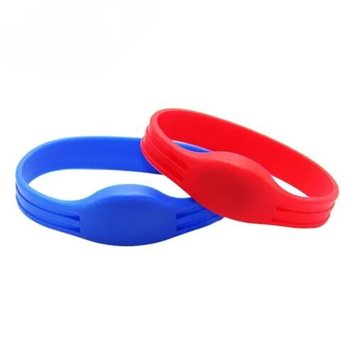 Customized Logo Silicone RFID Wristband For Membership Management NTAG213