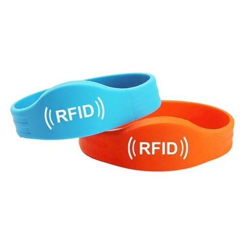 Customized Logo Silicone RFID Wristband For Membership Management NTAG213