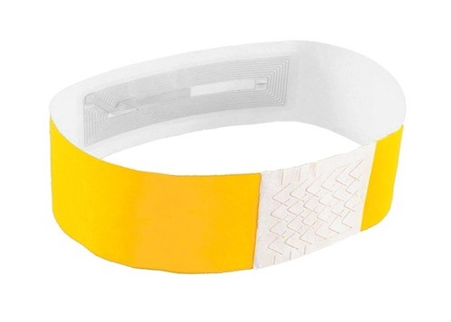 Waterproof Personalized Tickets Disposable Wristband RFID Tyvek Paper Wristband for Activities