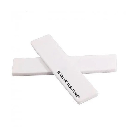 55*12mm Heat Resistance Washable UHF Soft RFID Silicone Laundry Tag with Alien H3 Chip