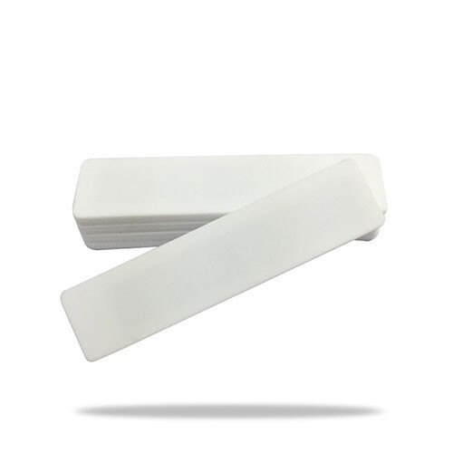 55*12mm Heat Resistance Washable UHF Soft RFID Silicone Laundry Tag with Alien H3 Chip