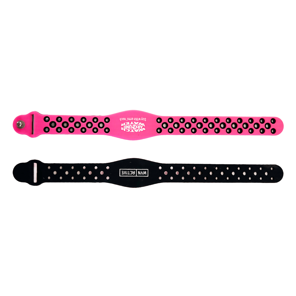 Custom Dual Color RFID Silicone NFC Bracelet for Events and Access Control