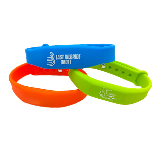 Waterproof RFID Silicone Wristband for Access Control and Membership Management