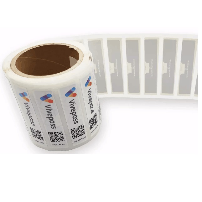 Tamper proof UHF RFID Car parking Windshield tag H3 Alien 9654 sticker label for vehicle tracking
