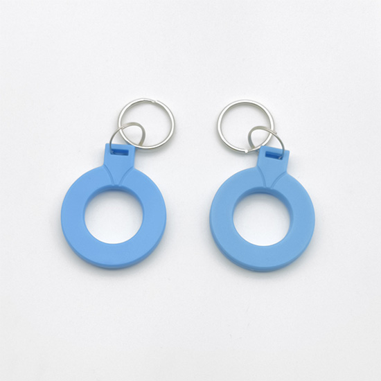 Donut Shape Waterproof RFID ABS Keyfob for Access Control