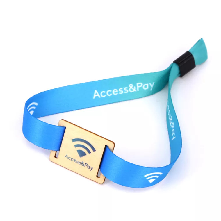 Customized RFID 13.56Mhz Wristbands NFC Wooden Tag Bracelet For Event Festival Club Concert Holiday Activity Exhibition Cash Payment