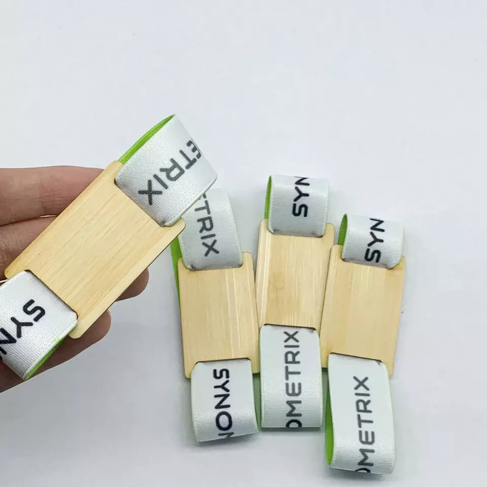 Customized RFID 13.56Mhz Wristbands NFC Wooden Tag Bracelet For Event Festival Club Concert Holiday Activity Exhibition Cash Payment