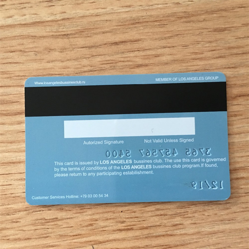 Colorful Plastic PVC CR80 Magnetic Stripe Card With Serial Number Printing