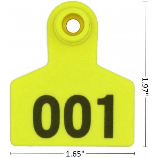 Wholesale Long range UHF RFID QR Code animal smart ear tags for sheep pig