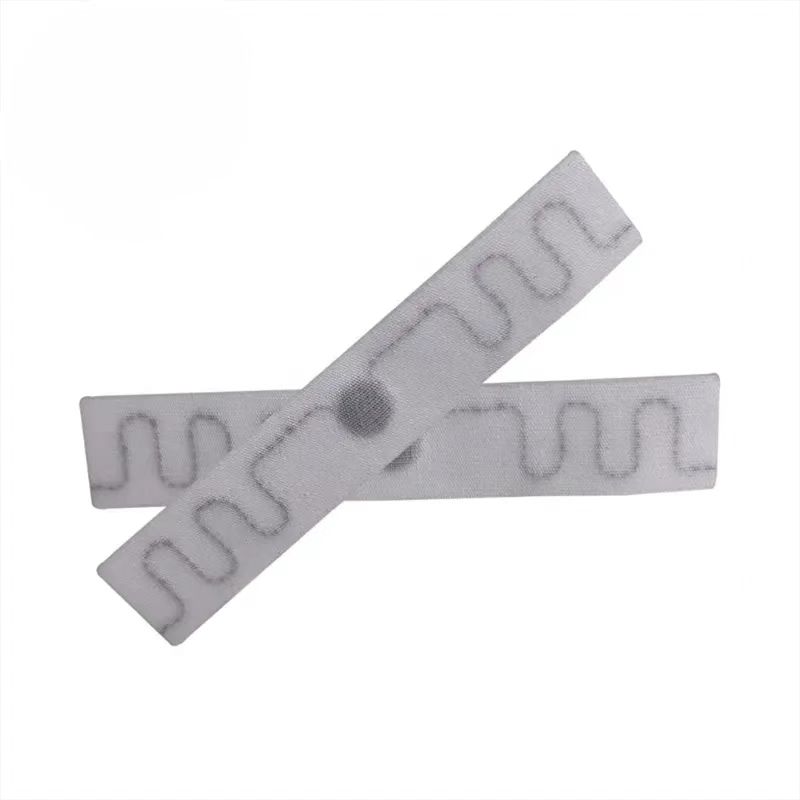 860-960MHZ UHF textile fabric woven linen clothing rfid laundry tag supplier