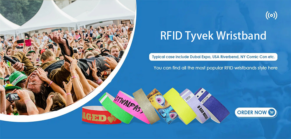  RFID Tyvek Wristband