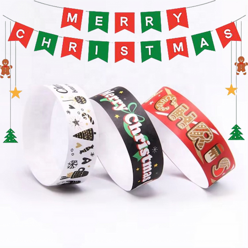 Christmas paper wristband Christmas paper wristband