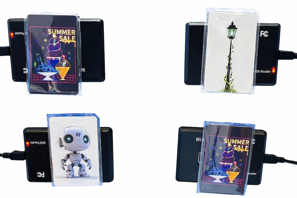 custom led nfc business card light up nfc smart card