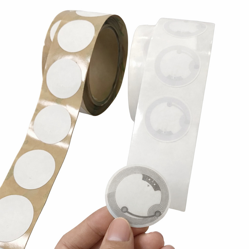 antenna break fragile rfid label showing antenna structure