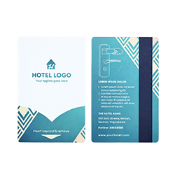 contactless NFC card for hotel room access