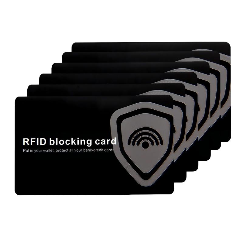 RFID blocking card for contactless card protection