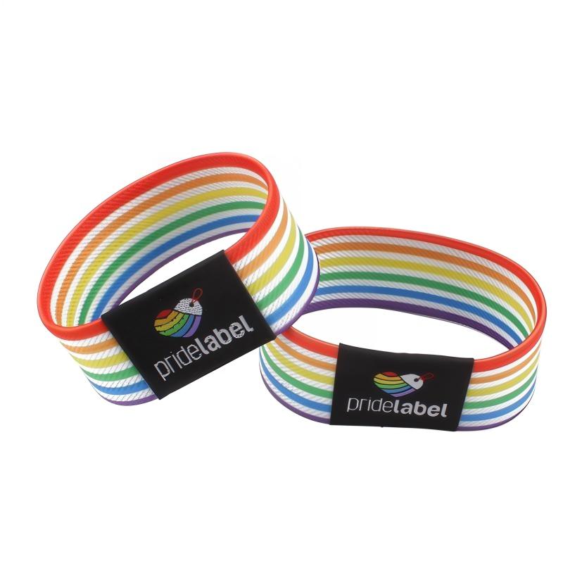 custom RFID elastic wristband polyester waterproof NFC wristband