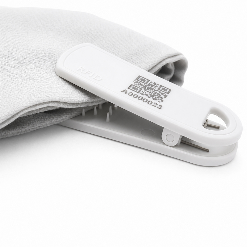 Custom UHF RFID clip tags for inventory management