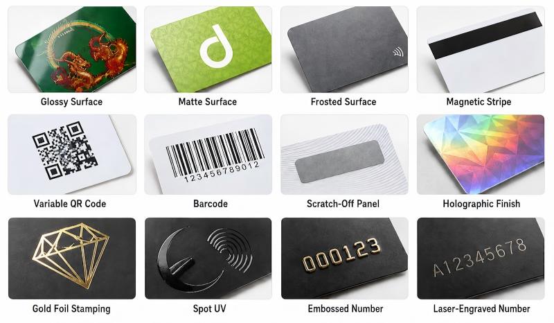 Custom RFID arcade game card printing and finishing options Custom RFID arcade game card printing and finishing options