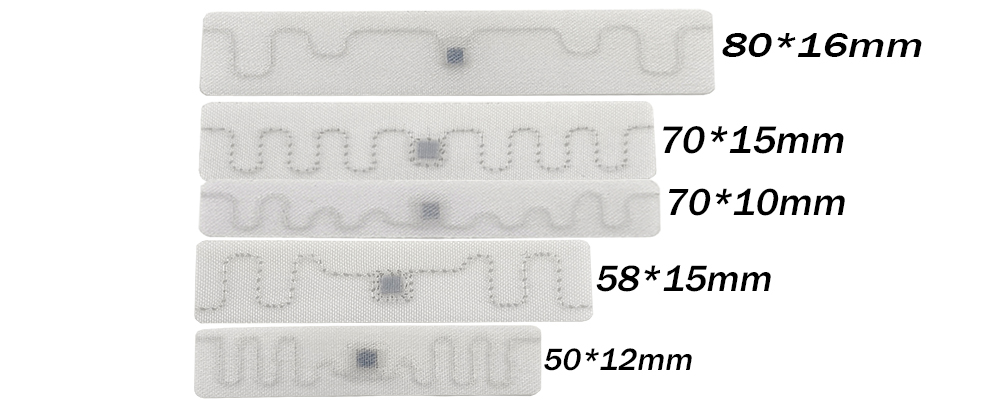 Printable UHF RFID laundry tags for linens uniforms and reusable textiles Printable UHF RFID laundry tags for linens uniforms and reusable textiles