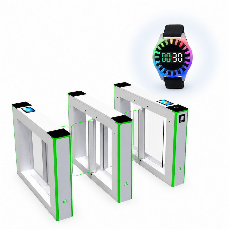 RFID time management system with vibration alert