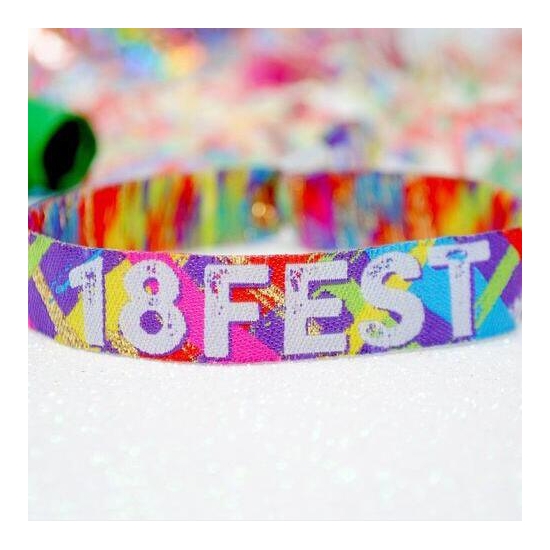 Fabric wristbands for party