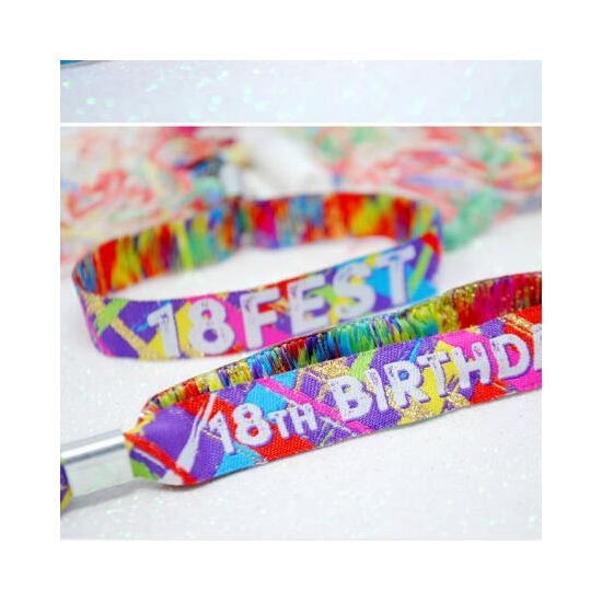 Fabric wristbands for party
