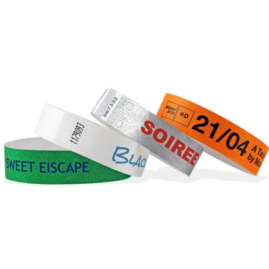 Disposable RFID NFC paper wristband