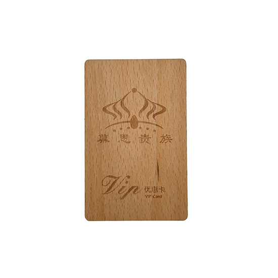 Sustainable Wooden RFID Cards
