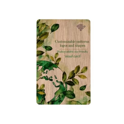 rfid bamboo hotel key card