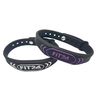  adjustable silicone wristband