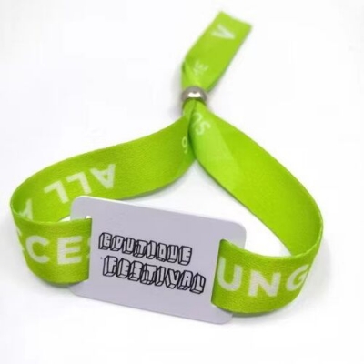 RFID Polyester Wristband For Events
