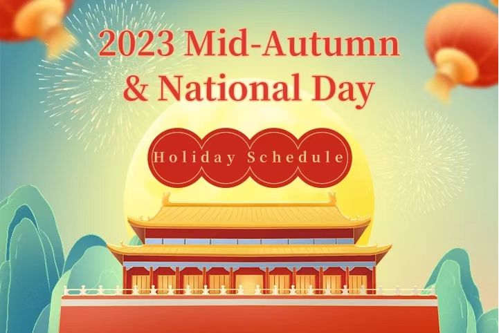 Notice on Mid-Autumn Festival and Chinese National Day Holiday